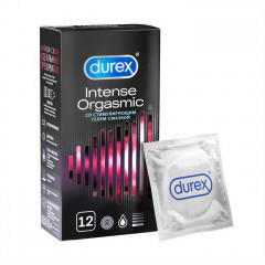 Презервативы Durex Intense Orgasmic с ребристой и точечной структурой, 12 шт.