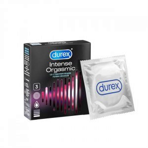 Презервативы Durex Intense Orgasmic с ребристой и точечной структурой, 3 шт.