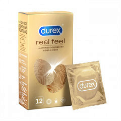 Презервативы Durex RealFeel, упаковка, 12 шт.