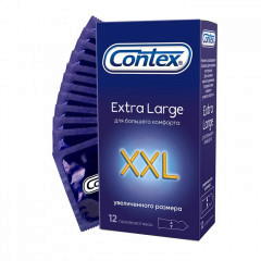 Презервативы Contex Extra Large увеличенного размера 12 шт.