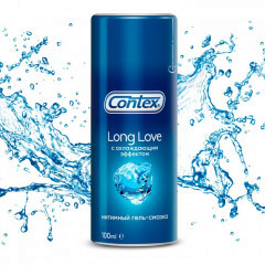 Contex гель-смазка Long Love с охлаждающим эффектом 100 мл
