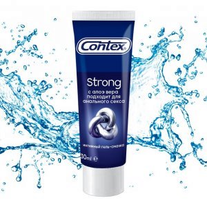 Contex гель-смазка Strong с экстрактом алоэ вера 30 мл